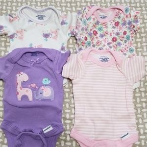 4 piece bodysuit onesies
